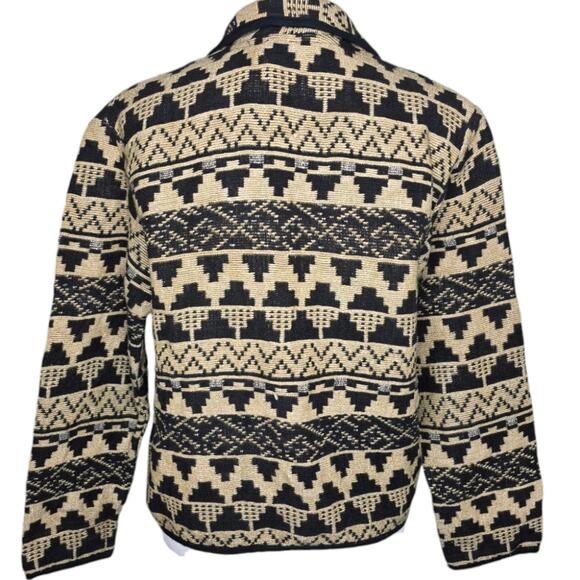 New Identity Vintage Southwestern Tapestry Cropped‎ Jacket Size S - Picture 5 of 14